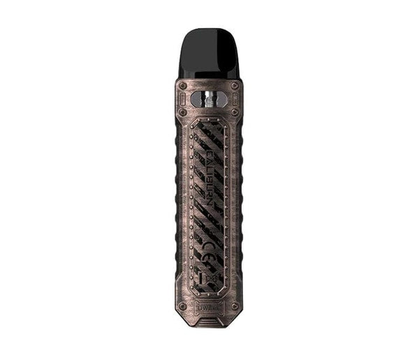 Uwell CALIBURN TENET 16W pod system with sleek design and compact hardware for vaping convenience.