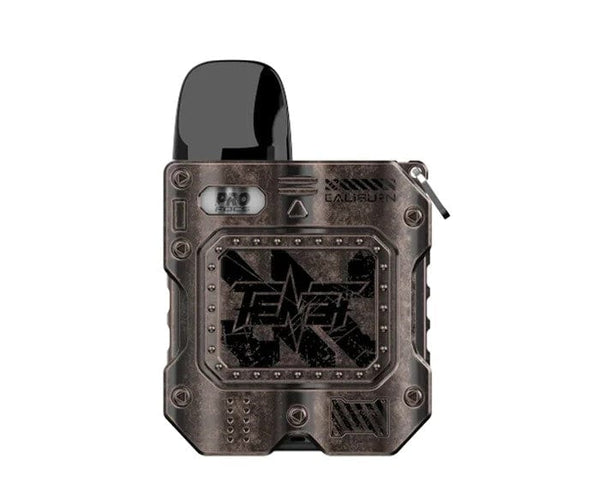 Uwell CALIBURN TENET KOKO 18W pod system hardware with compact design and mouthpiece for vaping.