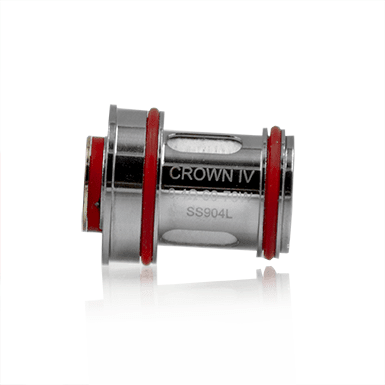 Uwell CROWN 4 replacement vape coils, cylindrical metal and wick components for UWELL vaping device.
