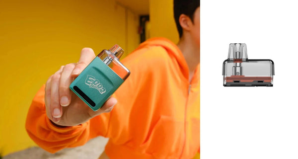 Vaporesso ECO Nano 2 pod system hardware with compact design, featuring sleek black finish and replaceable pods.