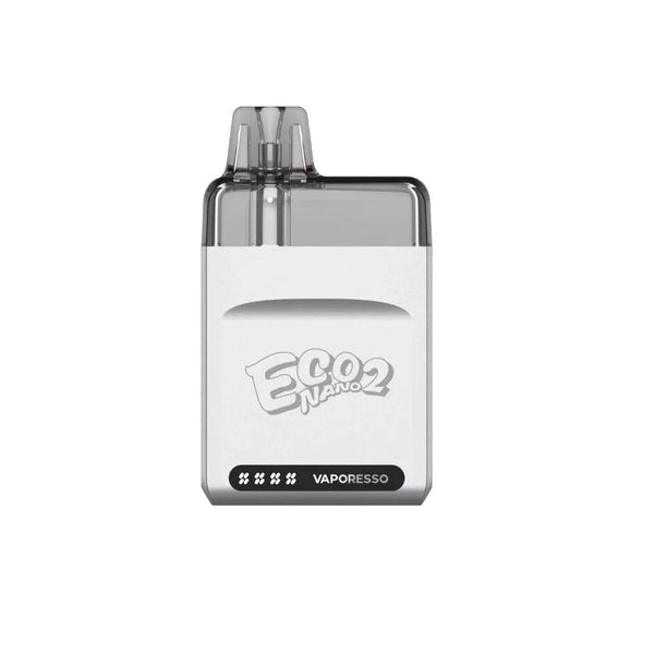 Vaporesso ECO Nano 2 pod system hardware with sleek design and integrated pod, compact vaping device for on-the-go use.