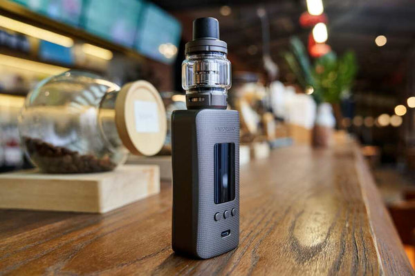 Vaporesso GEN 200 220W Starter Kit with iTank 2 Edition shown with sleek mod and tank components on a white background.