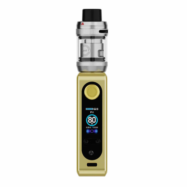 Vaporesso GEN SE 80W Starter Kit showing the compact mod and tank, with sleek black design and adjustable settings.