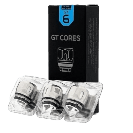 Vaporesso GT Core replacement coils for vape devices, showing multiple coil designs and packaging for easy identification.