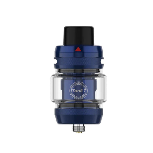 Vaporesso iTank T vape part with sleek design, compatible with Vaporesso devices, featuring a clear glass tank and metallic accents.