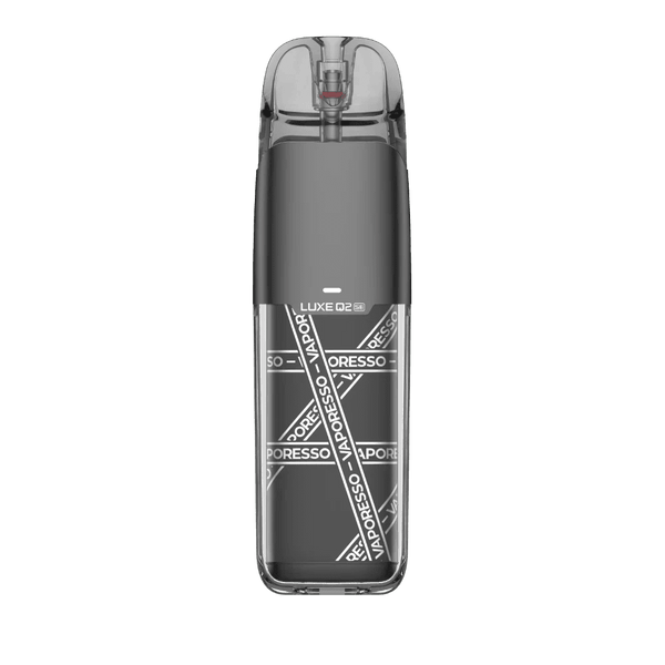 Vaporesso LUXE Q2 SE pod system hardware with sleek design and integrated mouthpiece, ideal for vaping enthusiasts.