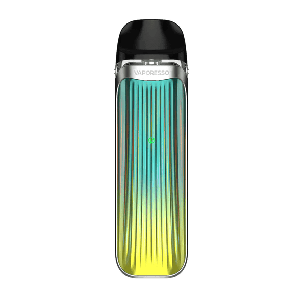 Vaporesso LUXE QS Pod System hardware with sleek design, featuring pod cartridge and compact vaping device.