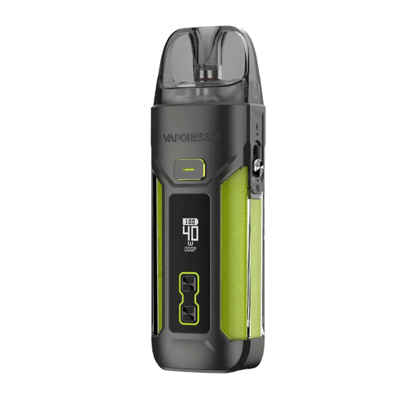 Vaporesso Luxe X Pro starter kit with sleek pod system and modern design, showcasing the hardware and vaping device.