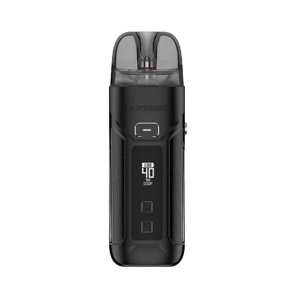 Vaporesso Luxe X Pro starter kit with sleek pod system, including device and accessories, designed for vaping enthusiasts.