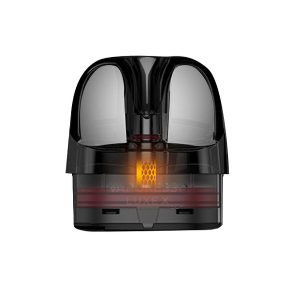 Vaporesso LUXE X replacement vape pods for the Vaporesso device, featuring sleek design and liquid chambers.