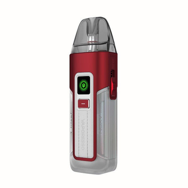 Vaporesso Luxe X2 40W Pod System vape device with sleek design and adjustable wattage, featuring a compact hardware layout.
