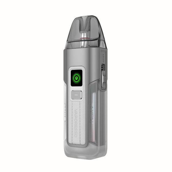 Vaporesso Luxe X2 40W Pod System hardware with sleek design and adjustable settings for vaping.