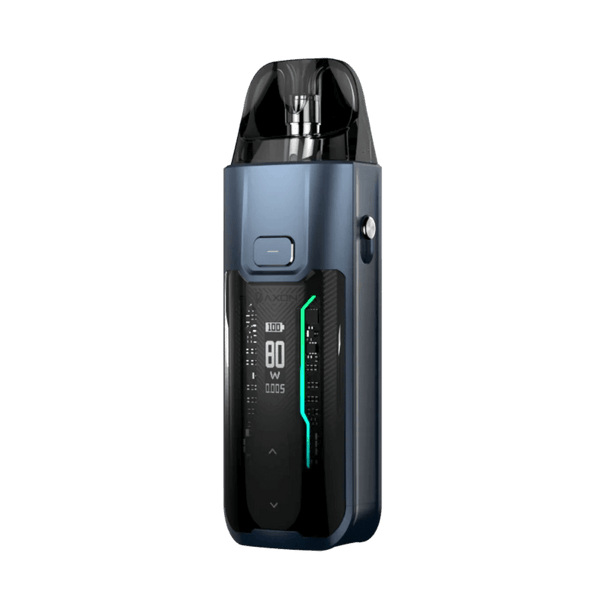 Vaporesso LUXE XR Max 80W Pod Kit hardware with sleek design, adjustable wattage, and included pod and coil components.
