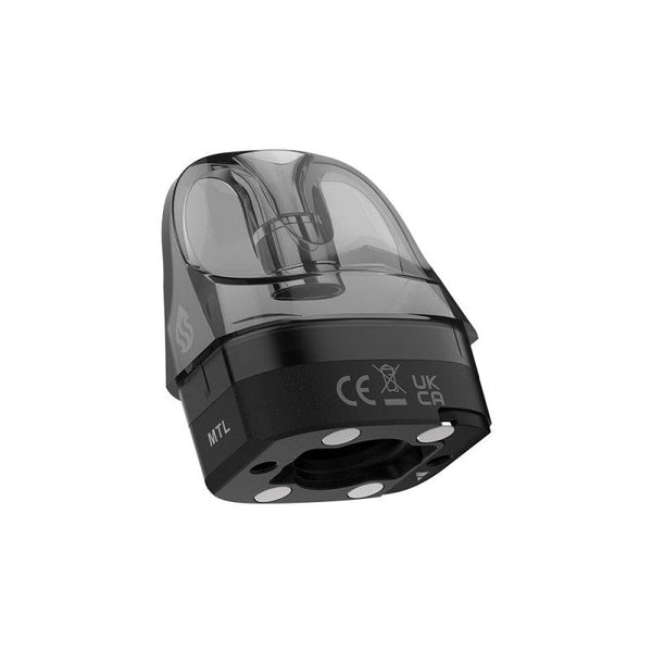 Vaporesso LUXE XR replacement vape pods, 2-pack, compatible with Vaporesso LUXE XR vape device, clear and refillable.