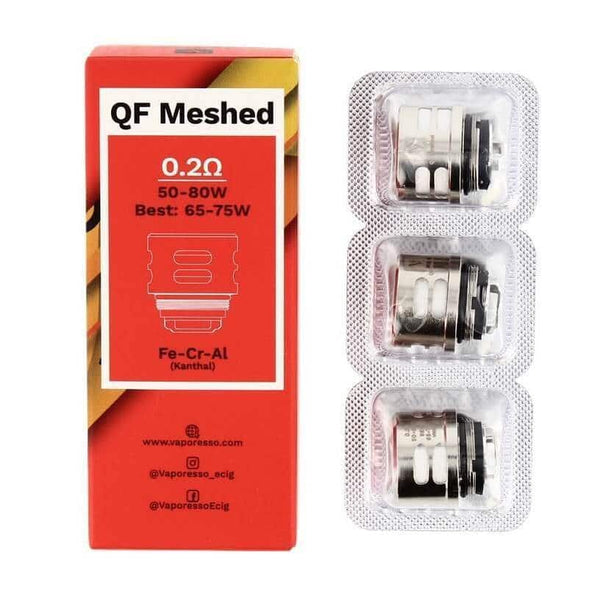 Vaporesso SKRR QF replacement coils for vape devices, showing a pack of high-quality vape coils with detailed coil design.