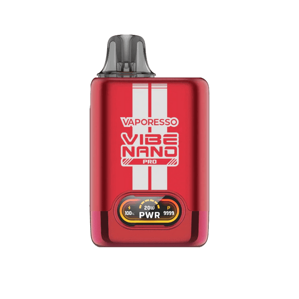 Vaporesso Vibe Nano PRO 24W Pod System vape device with sleek design and compact hardware for vaping.