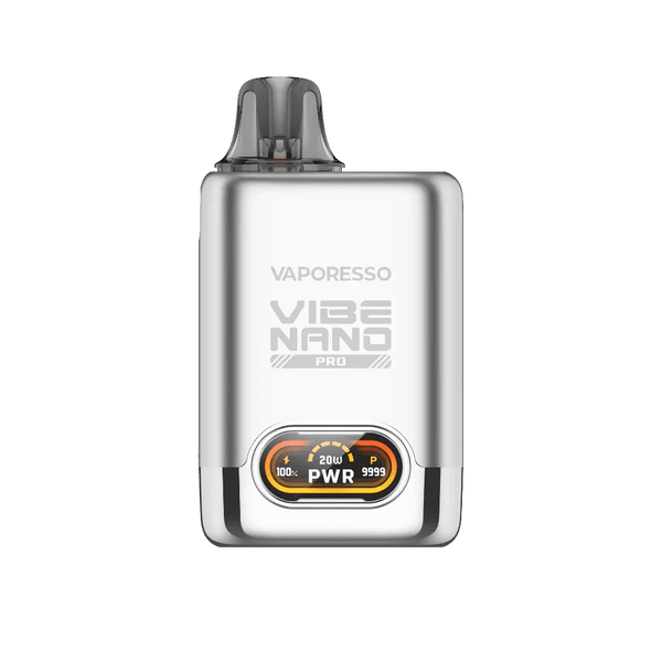 Vaporesso Vibe Nano PRO 24W pod system device with sleek design and compact hardware for vaping.
