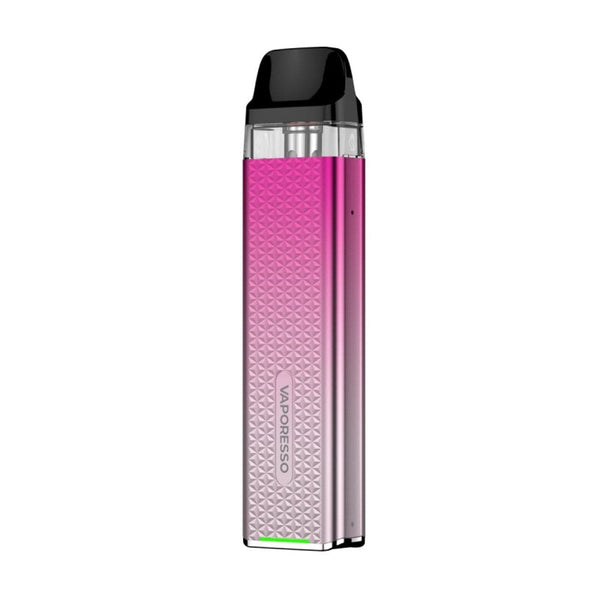Vaporesso XROS 3 Mini Pod System hardware with sleek design and replaceable pod for vaping.