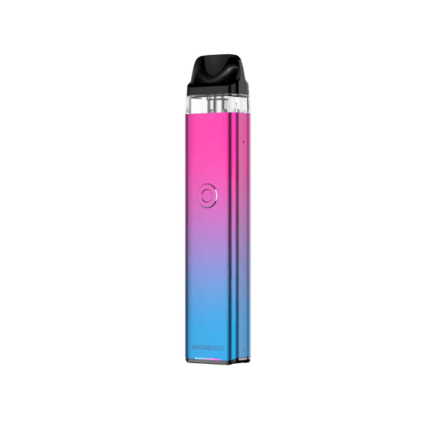 Vaporesso XROS 3 pod system hardware with sleek design, featuring adjustable airflow and a compact, portable vaporizer device.