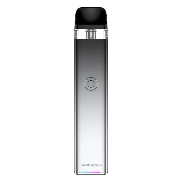Vaporesso XROS 3 Pod System hardware with sleek design and replaceable pods, compact vaping device for on-the-go use
