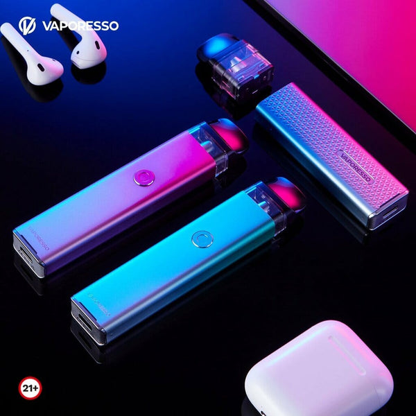 Vaporesso XROS 3 pod system hardware with sleek design, compact size, and integrated mouthpiece for vaping.
