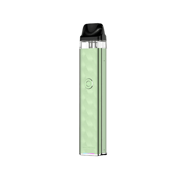 Vaporesso XROS 3 pod system hardware with sleek design and replaceable pods, ideal for portable vaping.