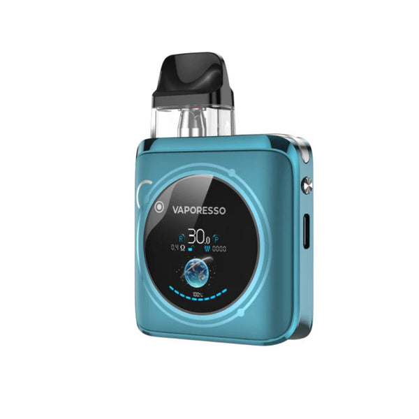Vaporesso XROS 4 Nano 30W pod kit with sleek design, compact hardware, and replaceable pod for vaping.