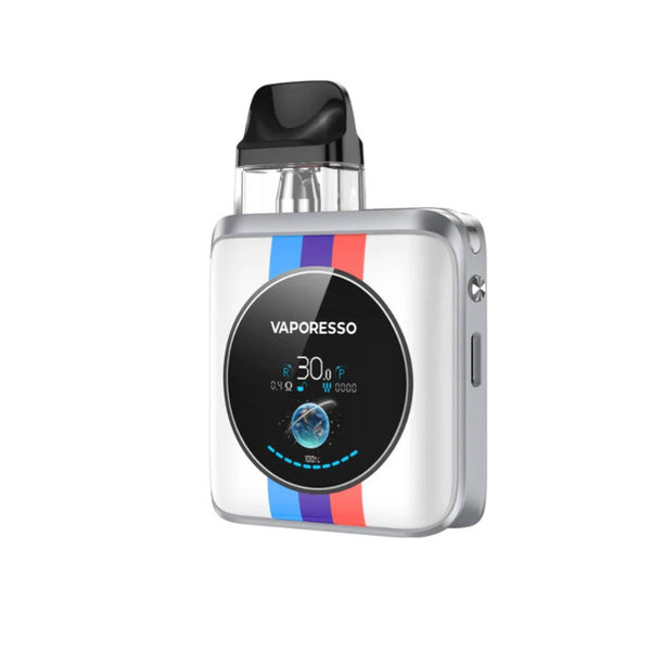 Vaporesso XROS 4 Nano 30W Pod Kit showing compact hardware with sleek design and integrated pod system.