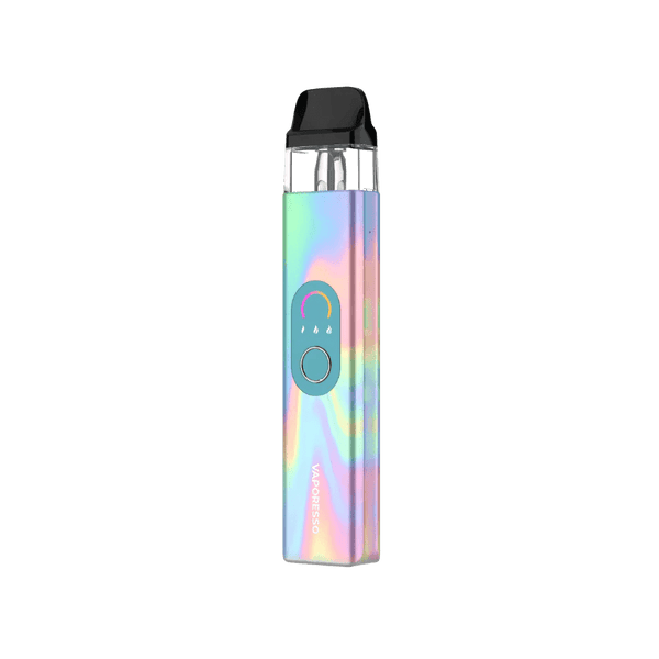 Vaporesso XROS 4 Pod Kit hardware with sleek design, including pod components and device body for vaping.