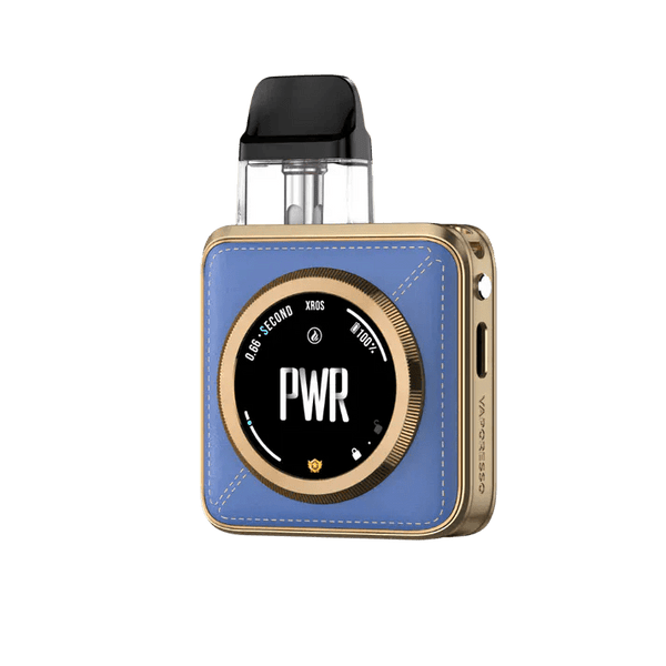 Vaporesso XROS 5 Nano 30W pod system with sleek design and compact hardware for vaping convenience.