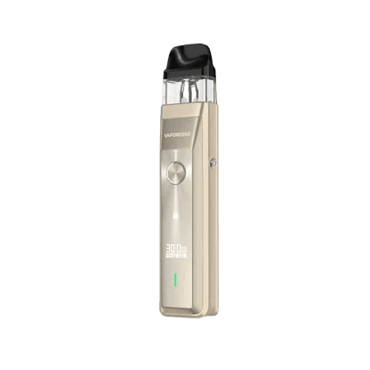 Vaporesso XROS Pro pod system hardware with sleek design, showing the compact vape device in black and silver finish.