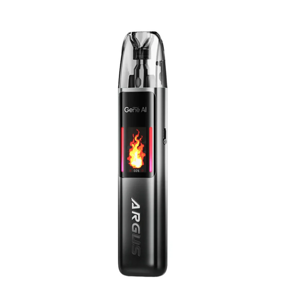VOOPOO Argus G2 30W pod system vape device with sleek design and adjustable wattage, featuring a compact hardware setup.
