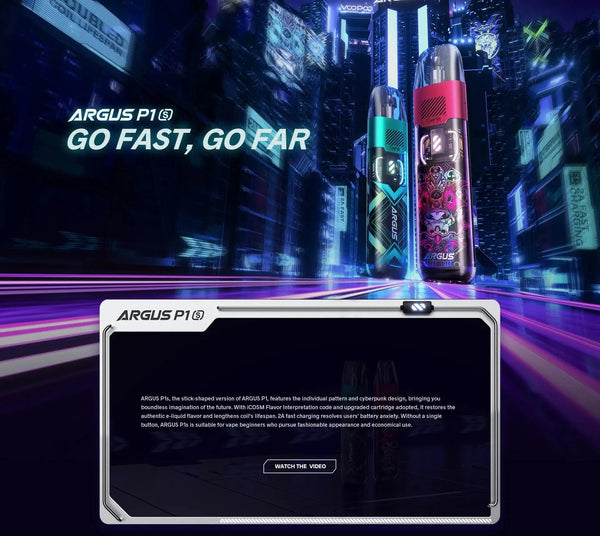 VOOPOO ARGUS P1S 25W Pod System - Big D Vapor