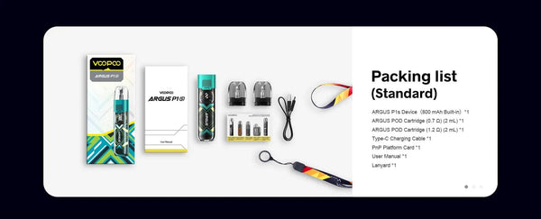 VOOPOO ARGUS P1S 25W Pod System - Big D Vapor