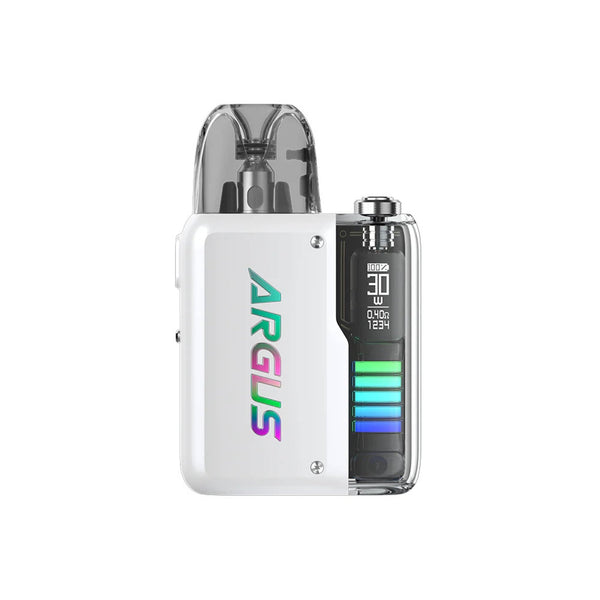 VOOPOO Argus P2 30W pod system device with sleek design and compact hardware for vaping.