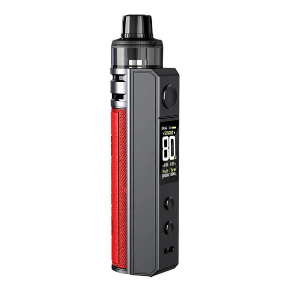 VOOPOO Drag H80S pod mod kit with sleek black design, compact hardware with adjustable settings and user-friendly interface.