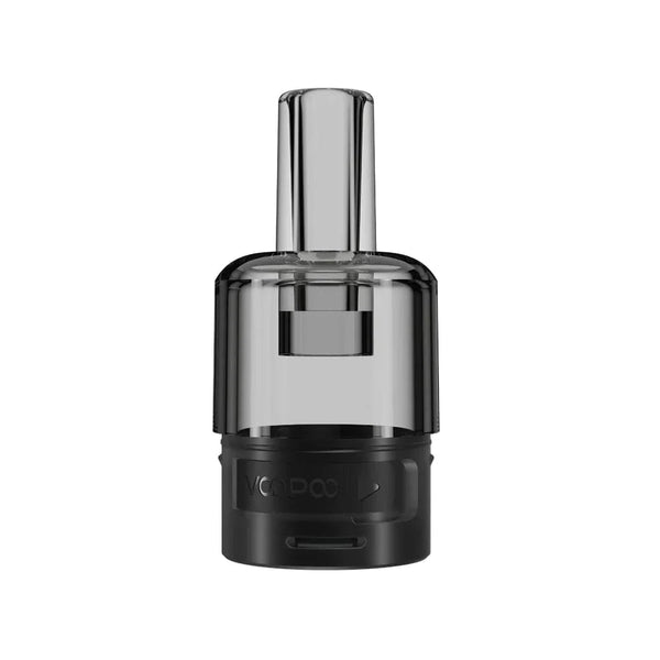 VOOPOO ITO replacement pods for vaping device, shown with clear plastic casing and visible filling port, designed for VOOPOO hardware.