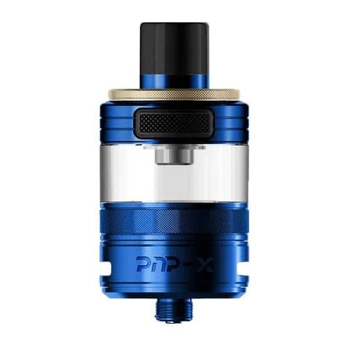 VOOPOO PnP-X Pod Tank for vape devices, featuring a clear glass tank and replaceable PnP-X coil system.