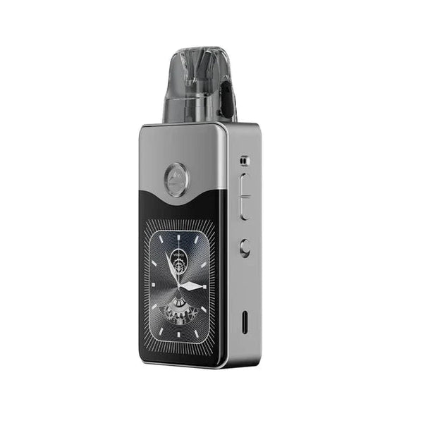 VOOPOO Vinci E120 Pod Kit showing sleek black hardware with ergonomic design and integrated tank for vaping.