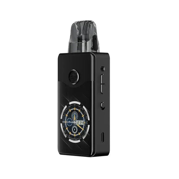 VOOPOO Vinci E120 Pod Kit showing sleek black hardware with a compact design and adjustable airflow system.
