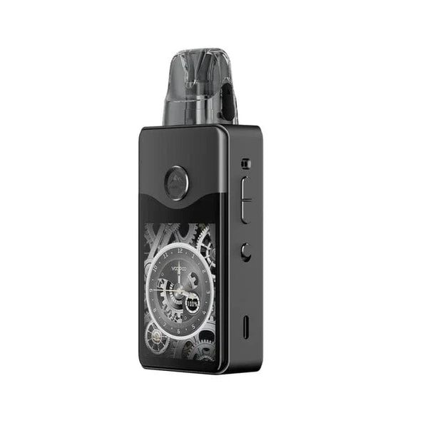 VOOPOO Vinci E120 Pod Kit showing sleek black hardware with adjustable airflow and compact design for vaping.