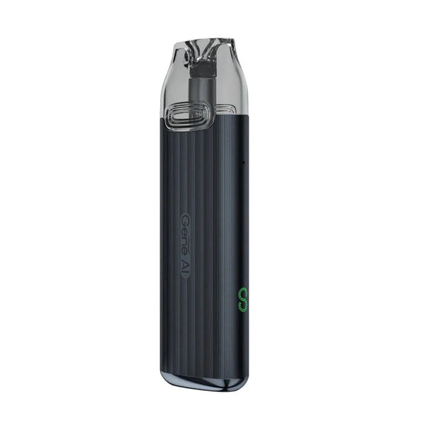 VOOPOO VMATE Infinity pod system hardware with sleek design and compact size, featuring vapor delivery components and battery compartment.