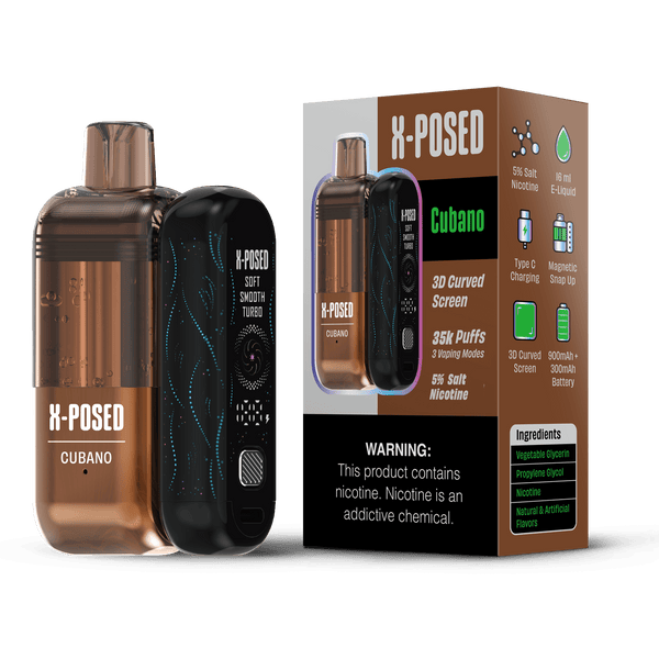 3D CURVED SCREEN X-POSED VAPE