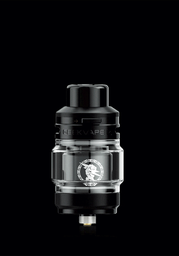 GeekVape Z Sub-Ohm SE Tank for vape devices, featuring a sleek design and clear glass for e-liquid visibility.