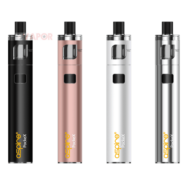 Aspire PockeX Complete Starter Kit Tank, Battery, Charger, Coils