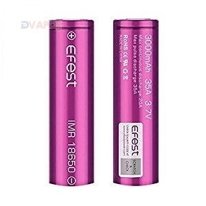 eFest IMR 18650 3500mah / 35A High Discharge 2 pack with Case