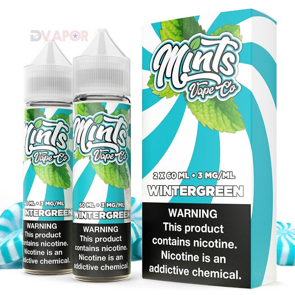 Mints Vape Brand 120ml E-Liquid 2 x 60ml Bottles | 6 Minty Flavors!