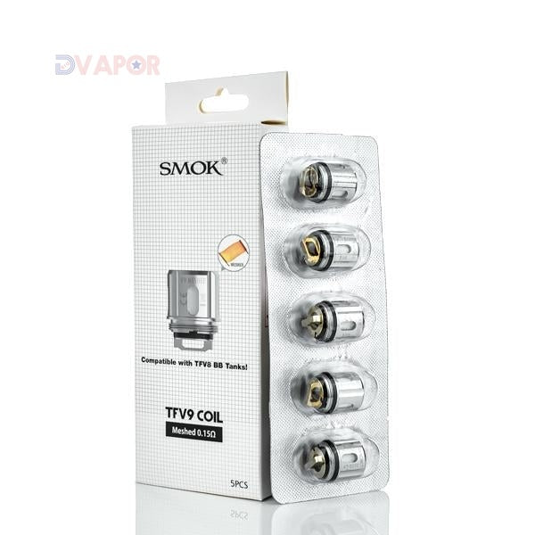 Smok TFV9 Mesh Coils 0.15 Ohm 5 Pack