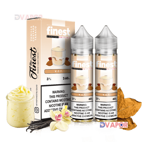The Finest E-Liquid | Signature Edition | 120ml 2 x 60ml Bottles | Big D Vapor