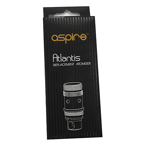 Aspire Atlantis, Atlantis 2, Triton sub-ohm vape coil heads for replacement atomizer, shown in the image.